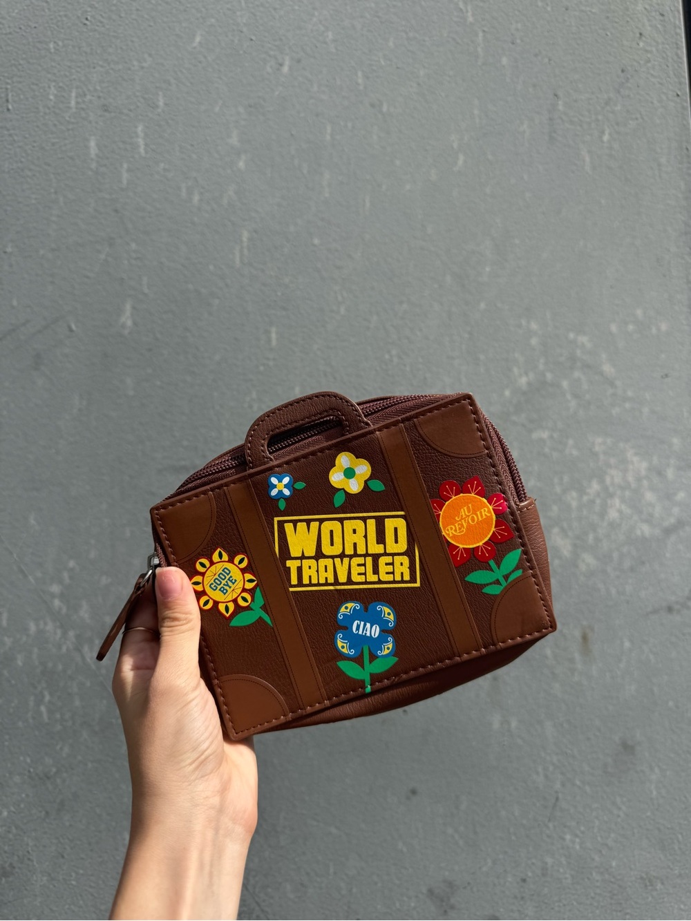 Disney Parks It’s a Small World Mini Suitcase Zipper Pouch